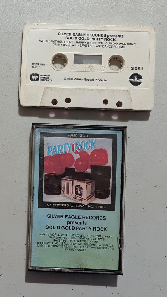 Various Artists - Solid Gold Party Rock Tape Five (Rock & Roll, Pop, Cassette Tape, 1982)