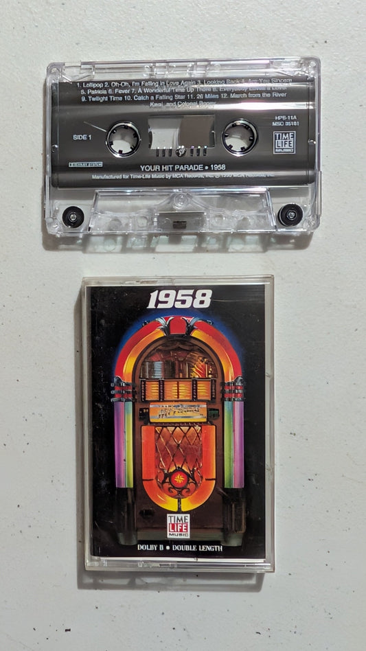 Various Artists - Your Hit Parade 1958 (Pop, Rock & Roll, Cassette Tape, 1989)
