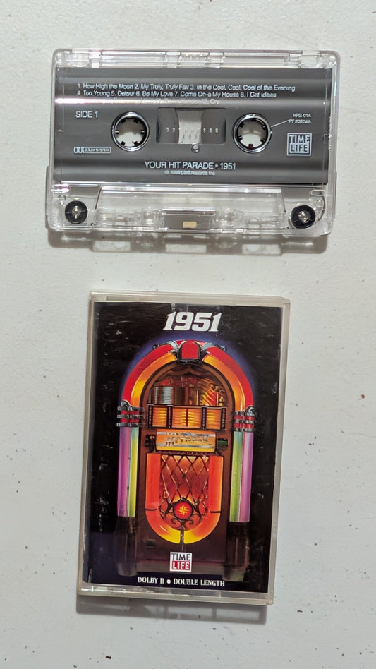 Various Artists - Your Hit Parade 1951 (Pop, Easy Listening, Cassette Tape, 1991)