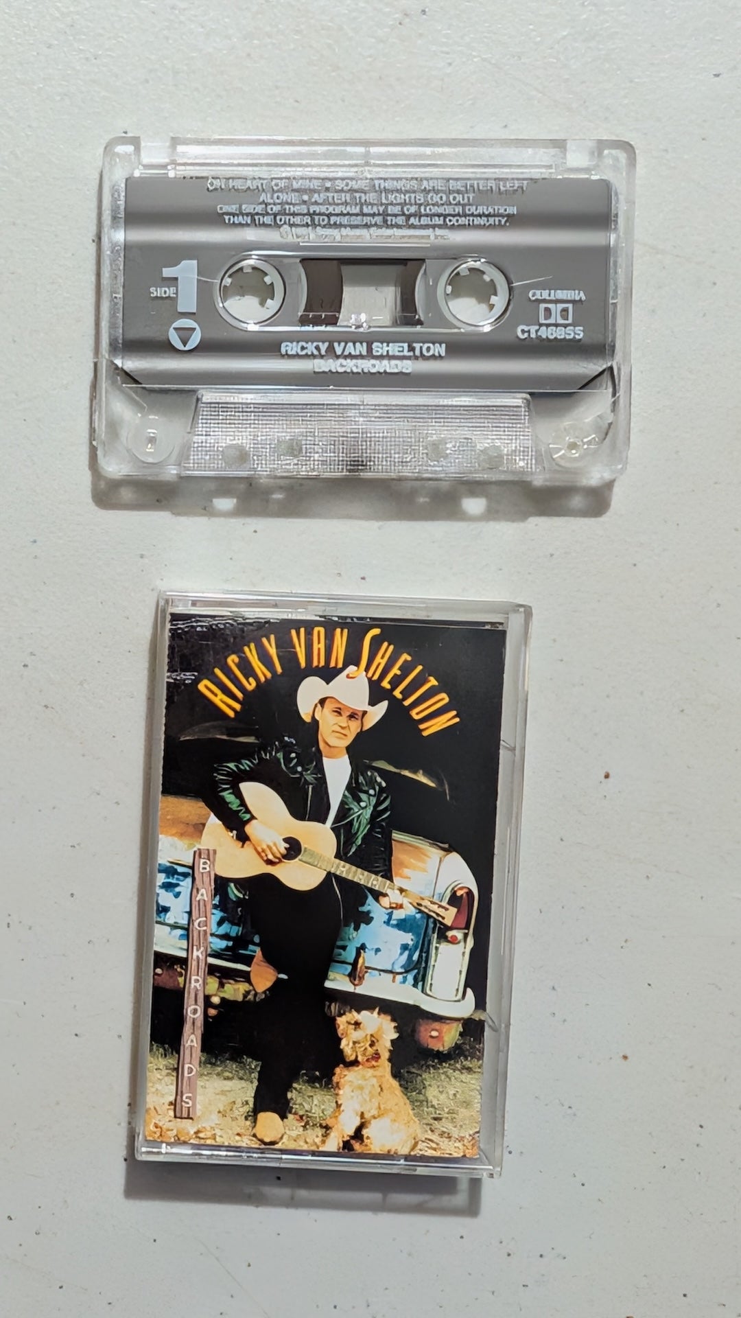 Ricky Van Shelton - Backroads (Country, Cassette Tape, 1991)