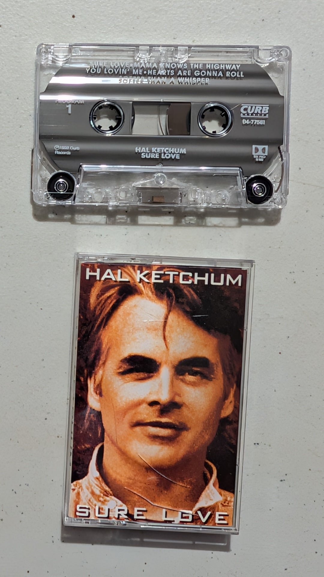 Hal Ketchum - Sure Love (Country, Cassette Tape, 1992)