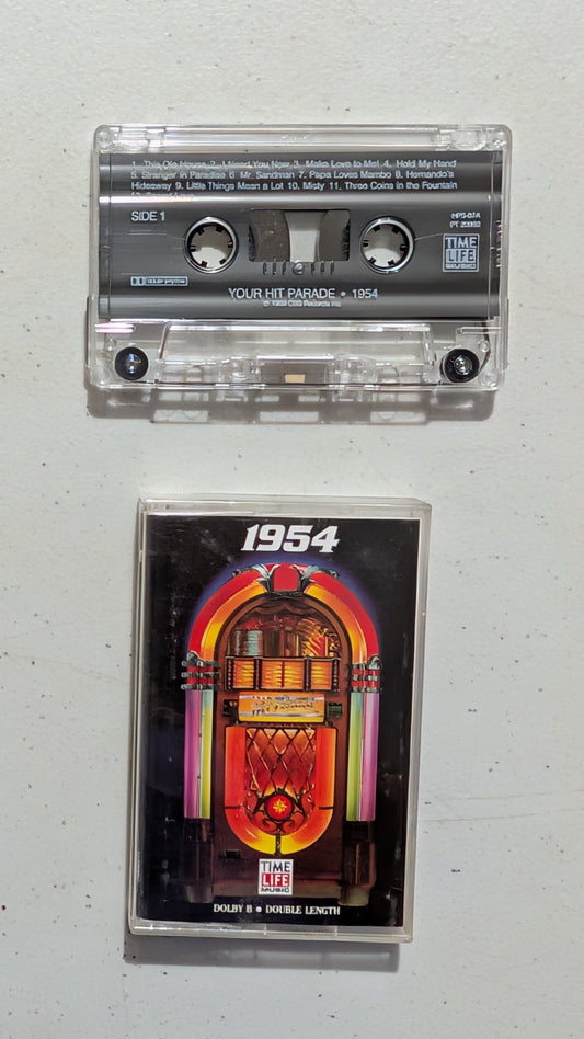 Various Artists - Your Hit Parade 1954 (Pop, Easy Listening, Cassette Tape, 1989)