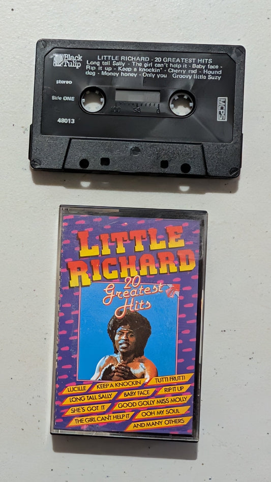 Little Richard - 20 Greatest Hits (Rock and Roll, Cassette Tape, 1985)