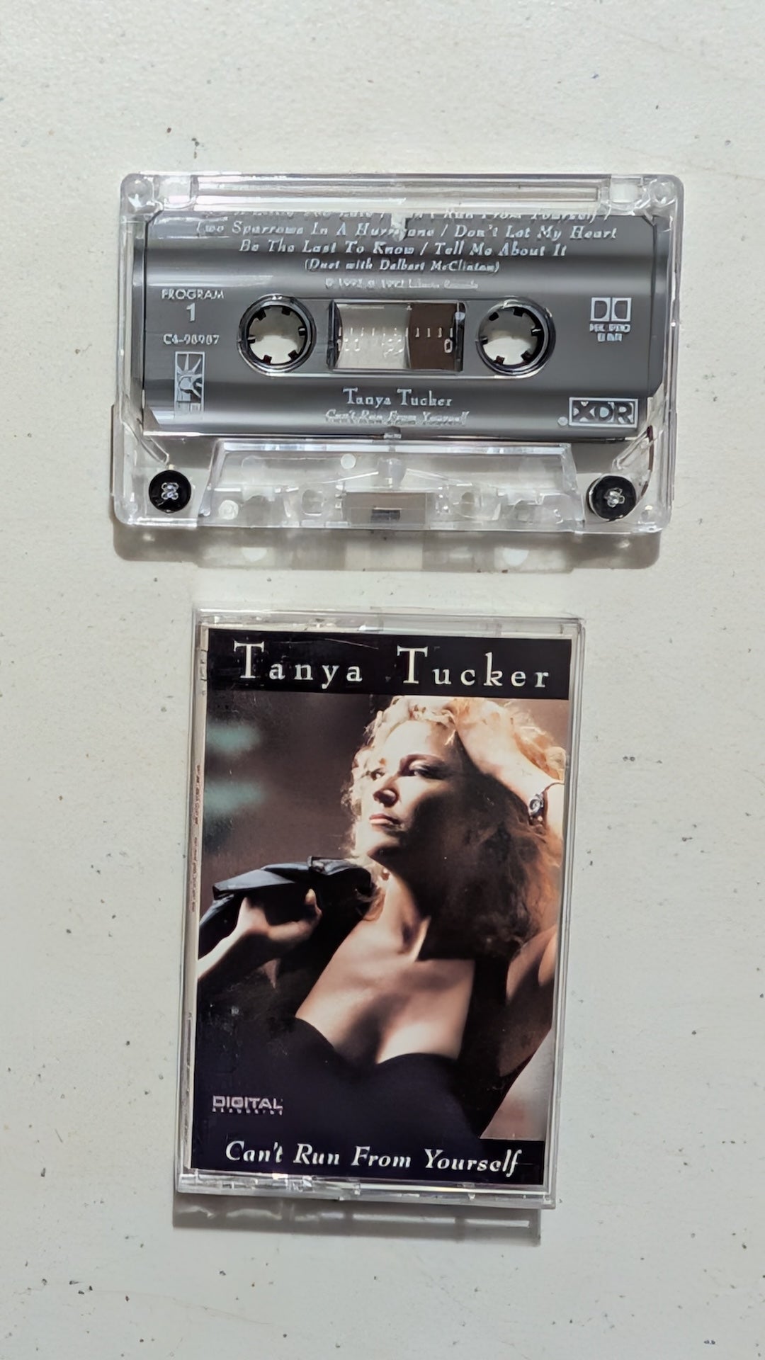 Tanya Tucker - Can't Run From Yourself (Country, Cassette Tape, 1992)