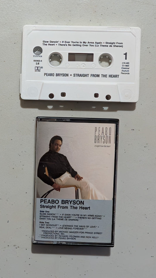 Peabo Bryson - Straight From The Heart (R&B, Soul, Cassette Tape, 1984)