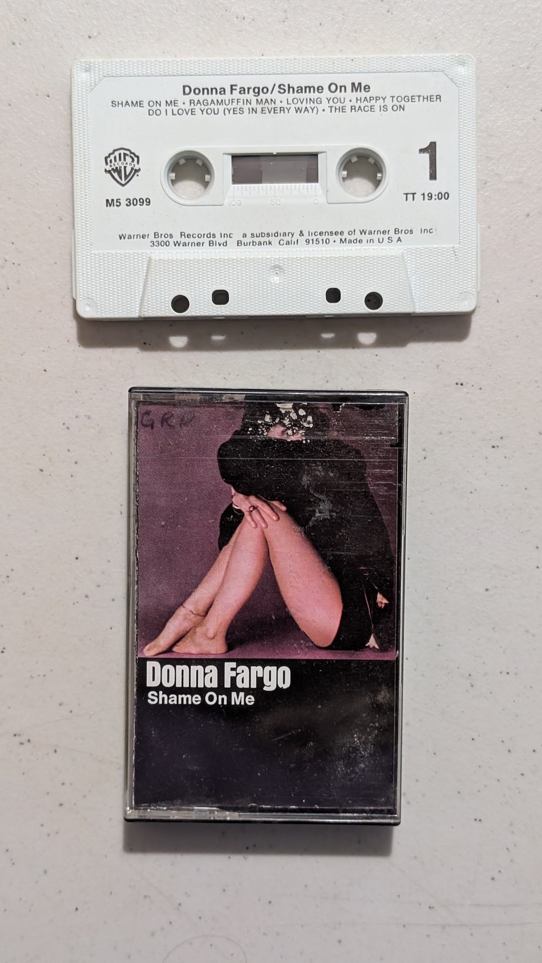 Donna Fargo - Shame On Me (Country, Pop, Cassette Tape, 1974)