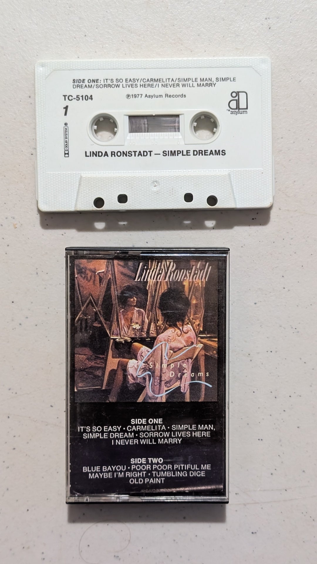 Linda Ronstadt - Simple Dreams (Rock, Country, Pop, Cassette Tape, 1977)