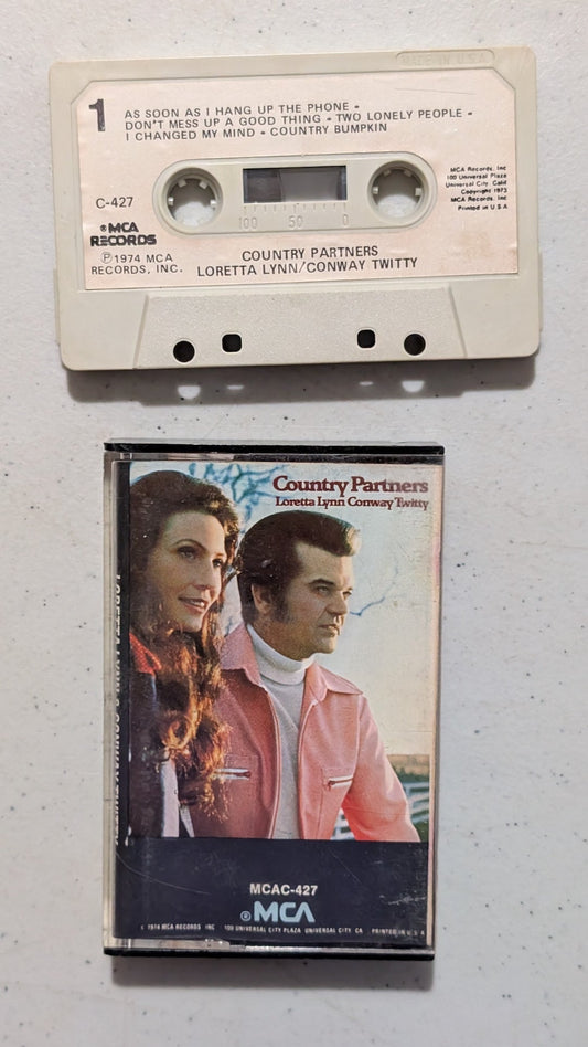 Loretta Lynn/Conway Twitty - Country Partners (Country Cassette Tape, 1974)