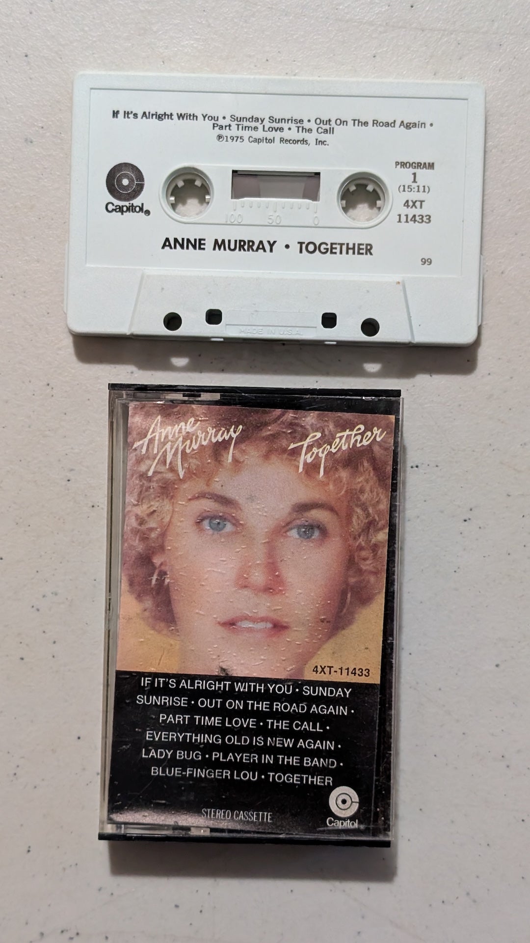 Anne Murray - Together (Country, Pop, Cassette Tape, 1975)