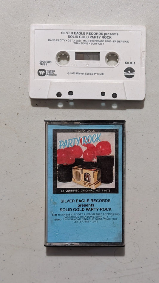 Various Artists - Solid Gold Party Rock Tape Two (Rock & Roll, Pop, Cassette Tape, 1982)