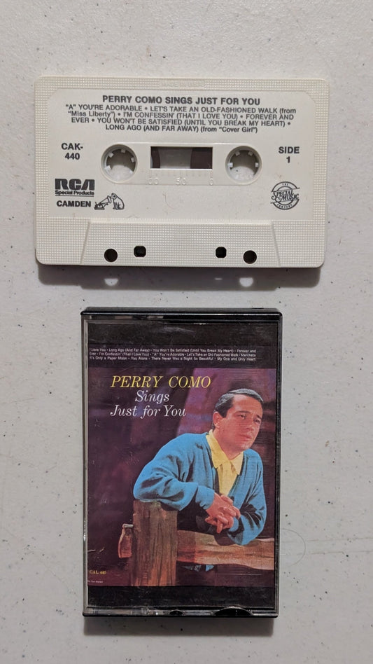 Perry Como - Perry Como Sings Just for You (Easy Listening, Pop, Cassette Tape, 1958)