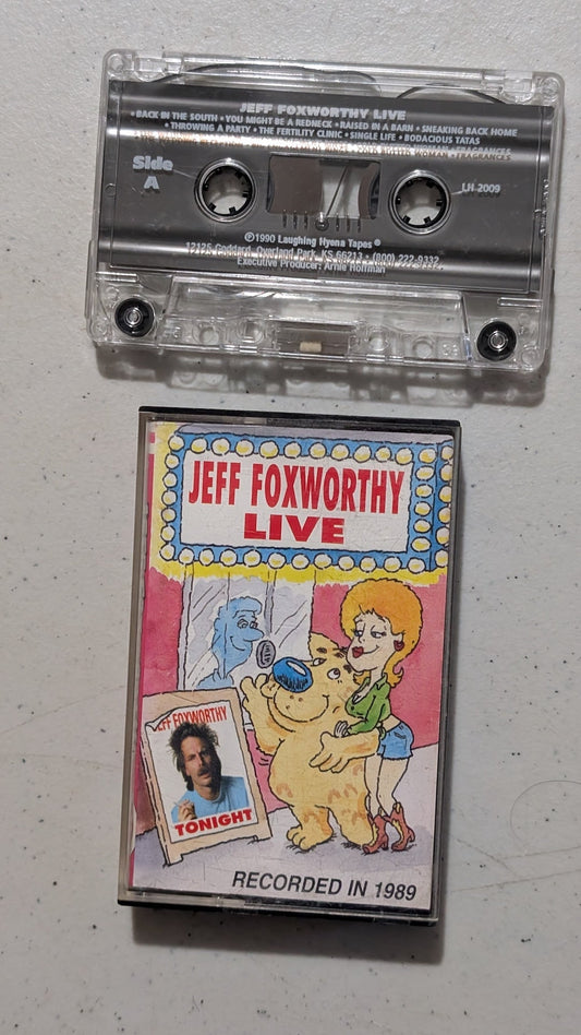 Jeff Foxworthy - Jeff Foxworthy Live (Comedy, Cassette Tape, 1990)