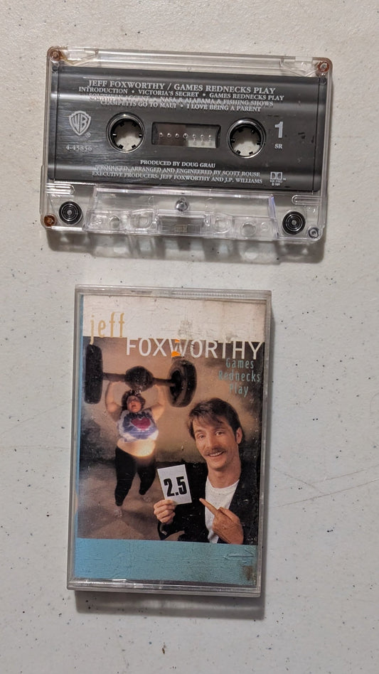 Jeff Foxworthy - Games Rednecks Play (Comedy, Cassette Tape, 1995)