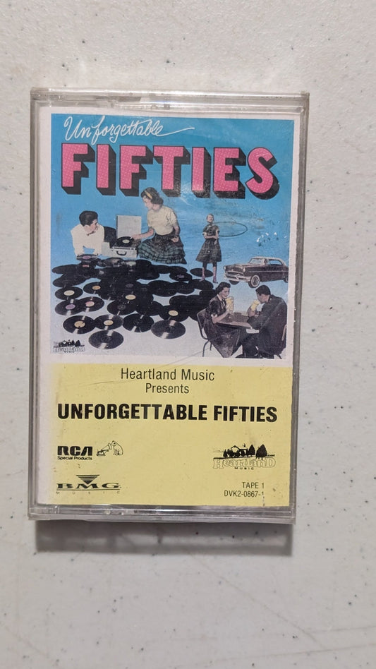 Various Artists - Unforgettable Fifties (Pop, Rock & Roll, Cassette Tape, 1992)