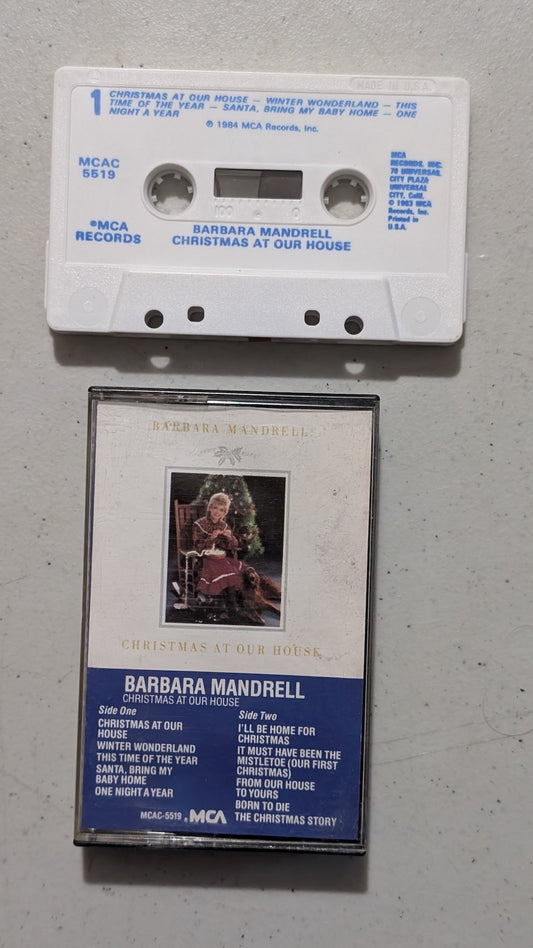 Barbara Mandrell - Christmas at Our House (Holiday, Country, Cassette Tape, 1984)