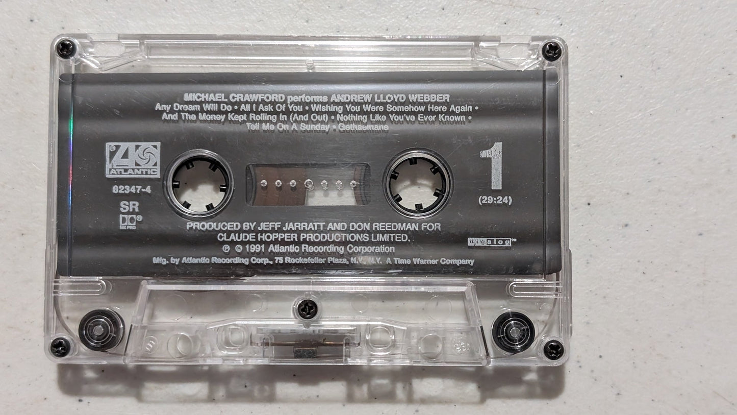 Michael Crawford - Michael Crawford performs Andrew Lloyd Webber (Musical Theatre, Pop, Cassette Tape, 1991)