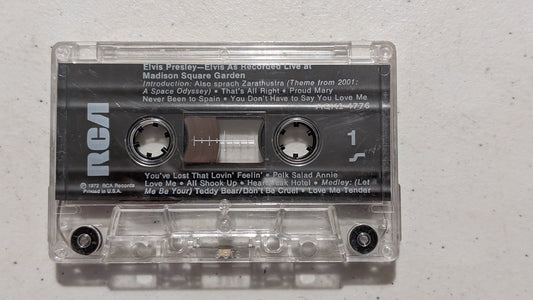 Elvis Presley - Elvis As Recorded Live at Madison Square Garden (Rock & Roll, Cassette Tape, 1972)