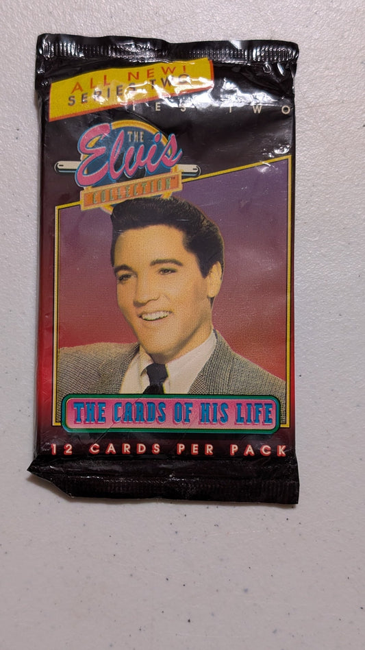 The Elvis Collection - Series Two Trading Cards from The River Group - 1992 Collectibles (Foil, Card Stock Trading Cards, 1990s Nostalgia, Black, Pink, Yellow, Collectable, Vintage, Original)