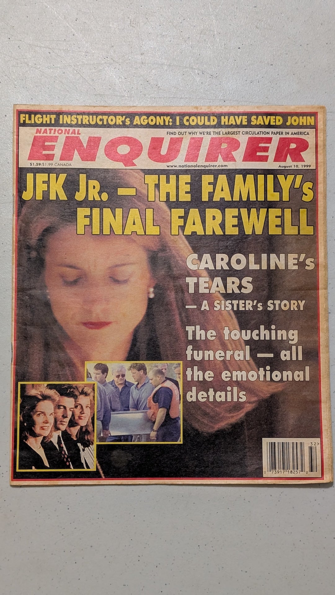 National Enquirer: JFK Jr. - The Family's Final Farewell by National Enquirer (Tabloid, 1999)