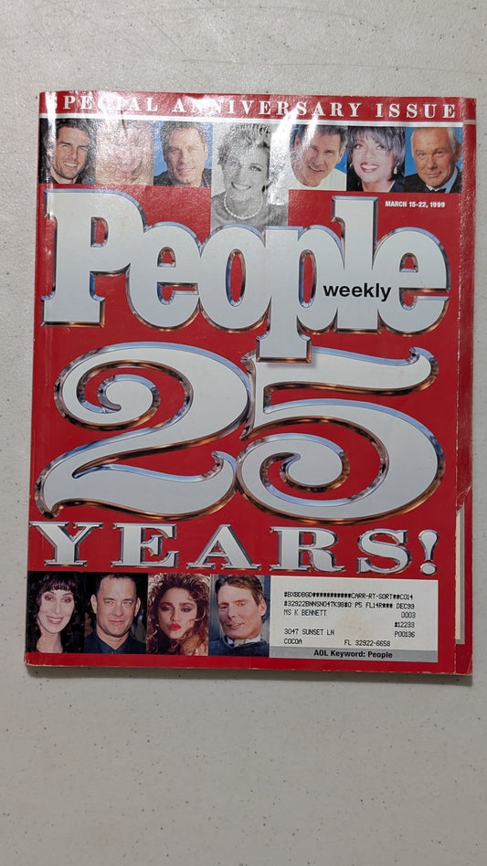 People Weekly 25 Years! by People Magazine (Magazine, 1999)