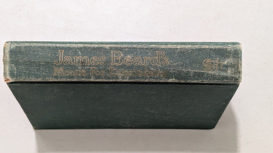 James Beard's Menus for Entertaining by James Beard (Cookbook, 1965)