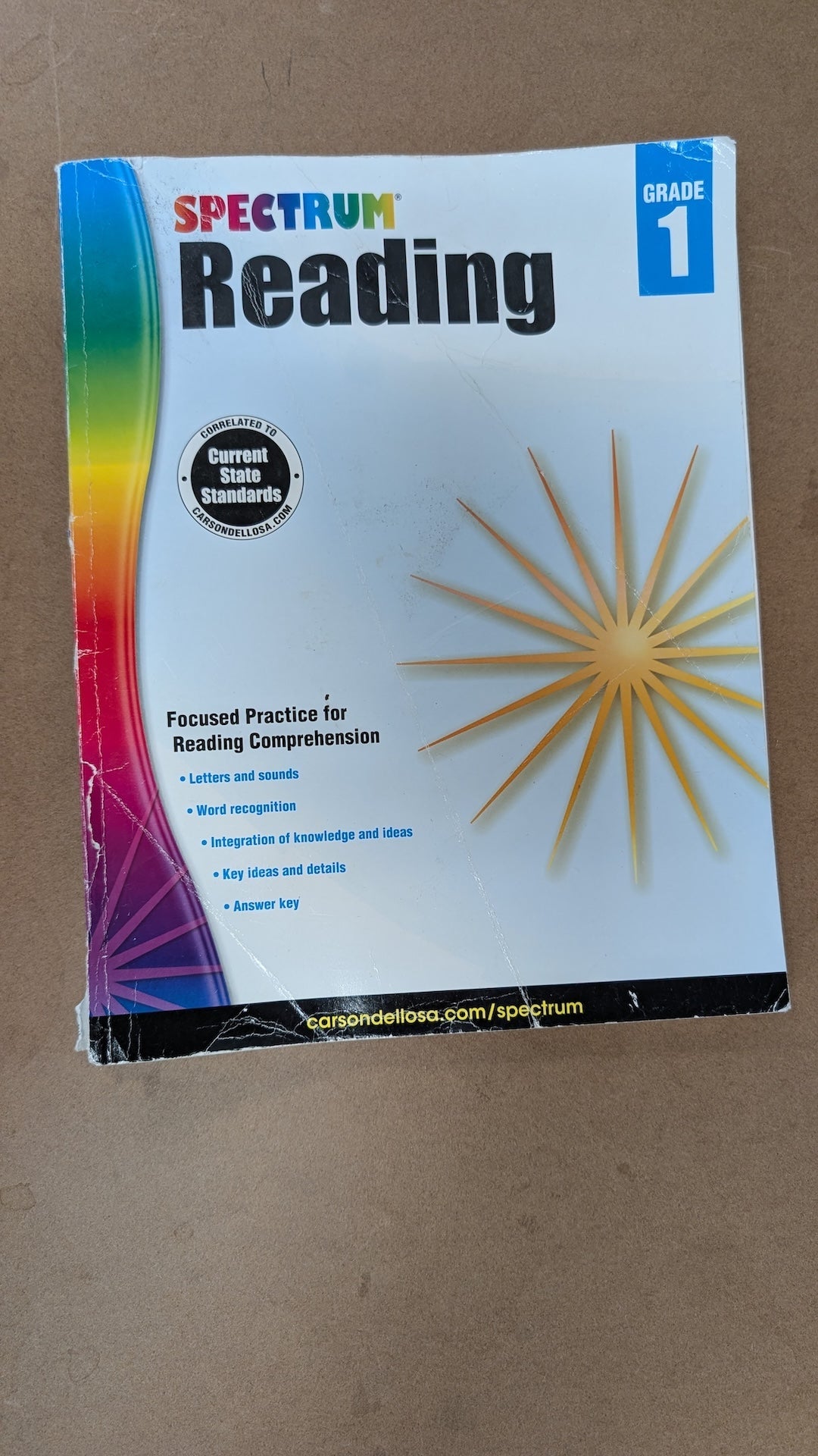 Spectrum Reading, Grade 1 by Spectrum (Educational, Workbook, 2014)