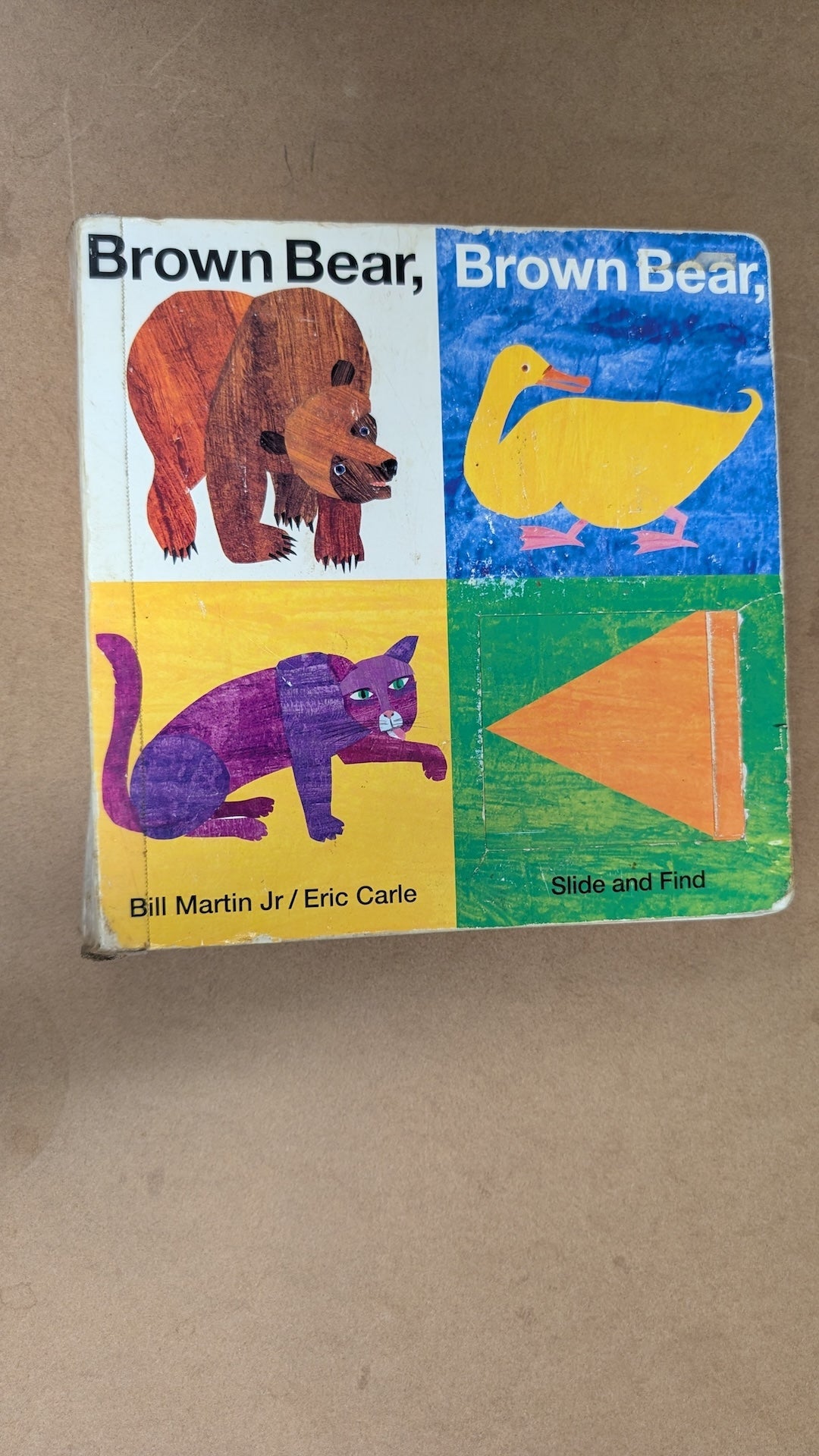 Brown Bear, Brown Bear, What Do You See? (Slide and Find) by Bill Martin Jr. & Eric Carle (Children's Board Book, 2011)
