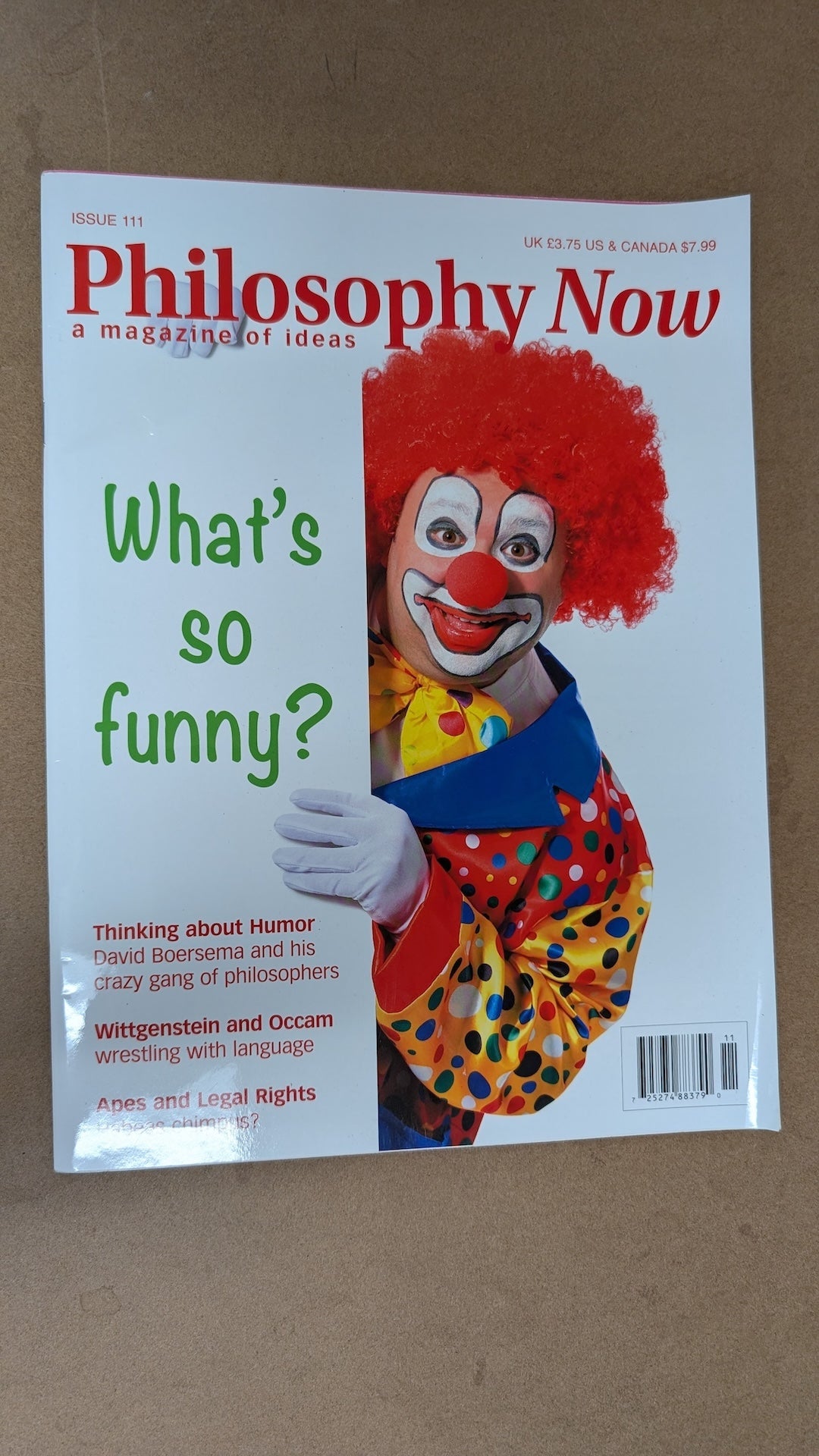 Philosophy Now, Issue 111 by Anja Steinbauer (Editor) (Magazine, Philosophy, 2015)