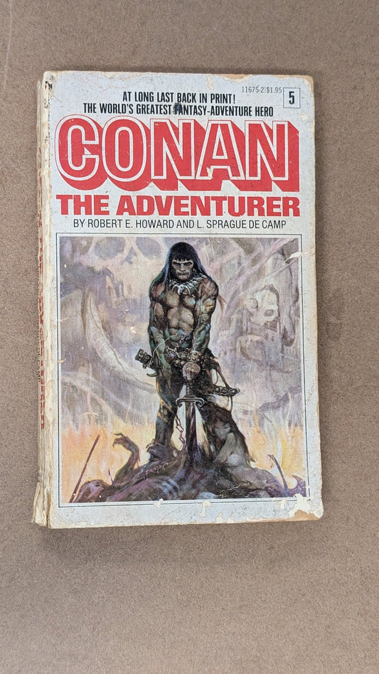 Conan the Adventurer by Robert E. Howard and L. Sprague de Camp (Fantasy, 1966)