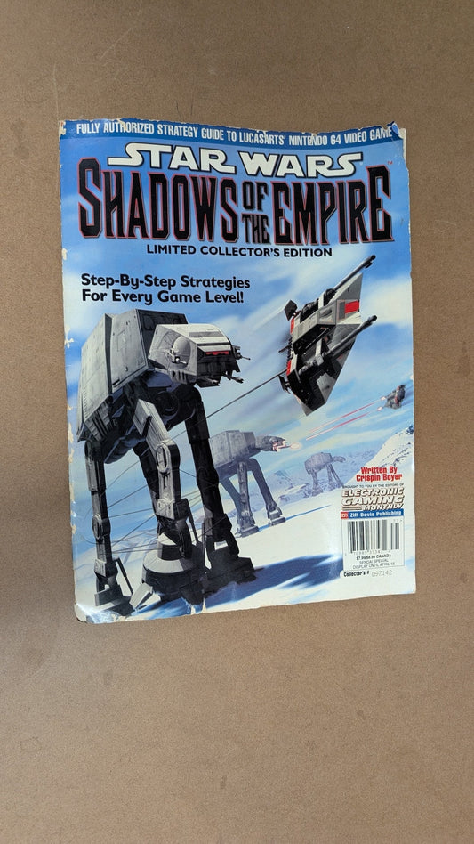 Star Wars: Shadows of the Empire Strategy Guide by BradyGames (Gaming, Strategy Guide, 1996)
