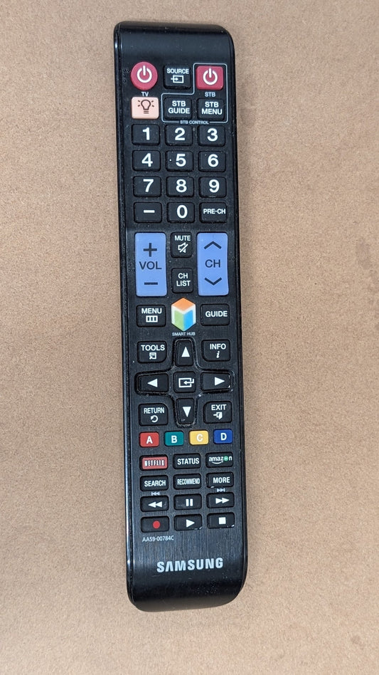 AA59-00784C from Samsung - 2010s Electronics > Accessories > Remote Controls (Plastic, Rubber Smart TV Remote, Modern, Black)
