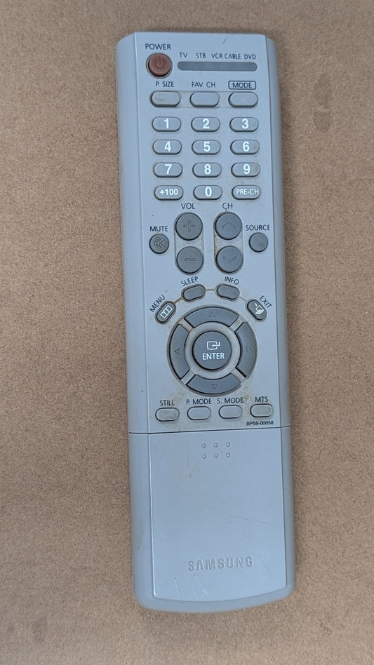 BP59-00058 from Samsung - 2000s Electronics > Accessories > Remote Controls (Plastic, Rubber Universal Remote, Y2K Aesthetic, Silver)