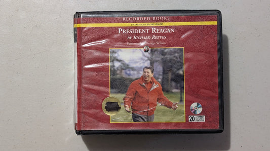 President Reagan: The Role of a Lifetime by Richard Reeves (Biography, History, Audiobook on CD, 2005, Former Library Book)