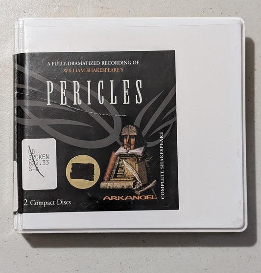 William Shakespeare's Pericles by William Shakespeare (Play, Romance, Audiobook on CD, c. 1608, Former Library Book)