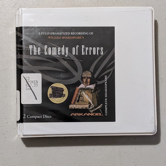 William Shakespeare's The Comedy of Errors by William Shakespeare (Play, Comedy, Audiobook on CD, c. 1594, Former Library Book)
