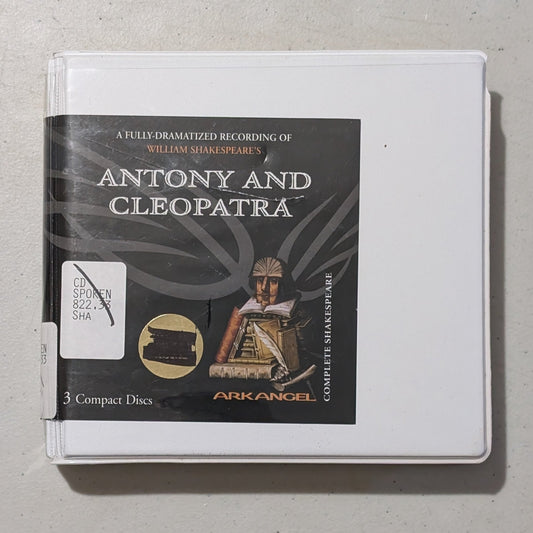 William Shakespeare's Antony and Cleopatra by William Shakespeare (Play, Tragedy, Audiobook on CD, c. 1607, Former Library Book)