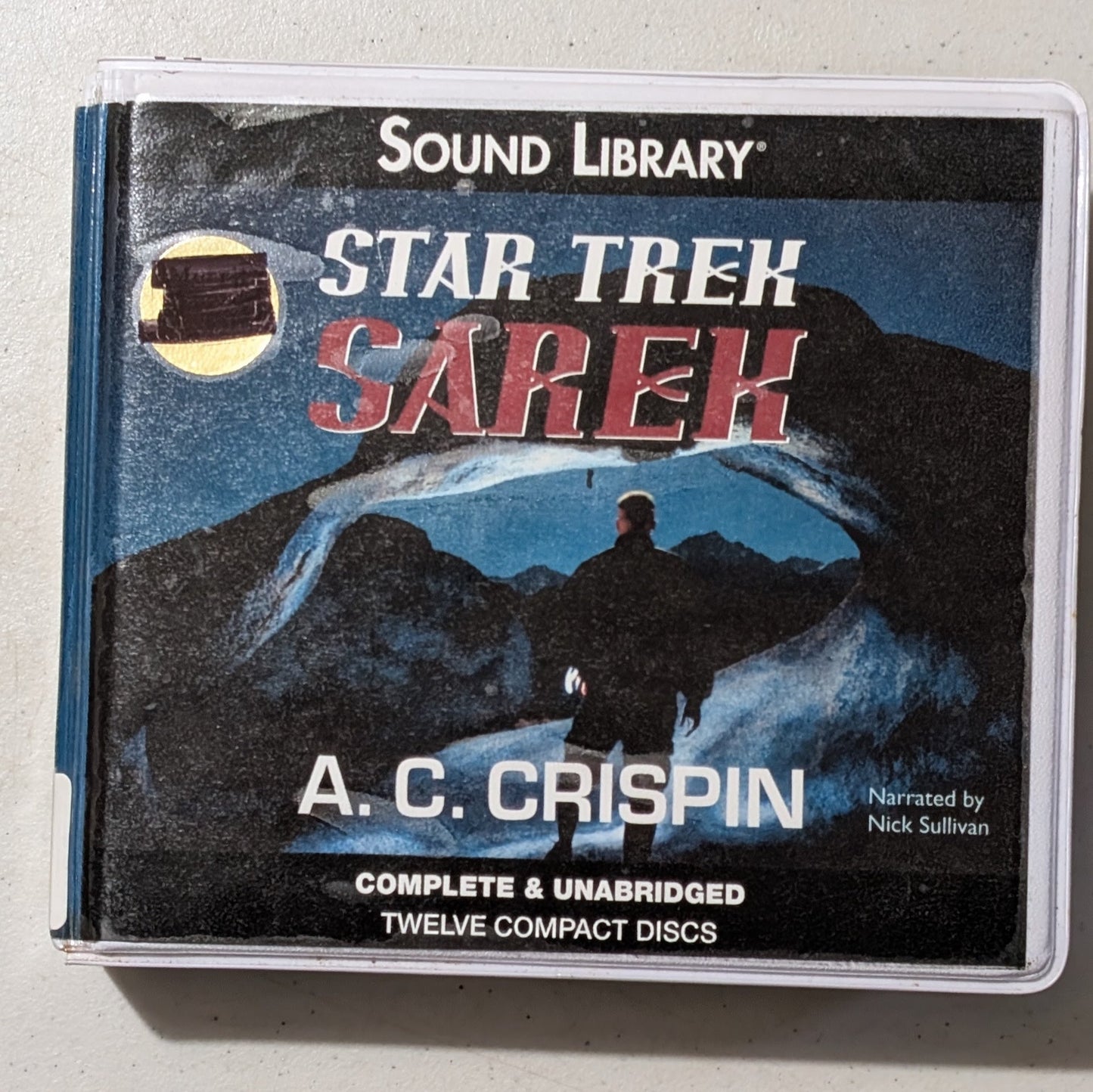 Star Trek: Sarek by A. C. Crispin (Sci-Fi, Star Trek, Audiobook on CD, 1994, Former Library Book)