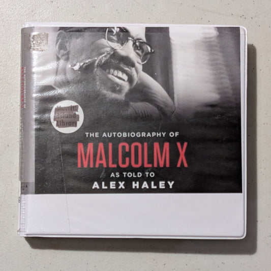 The Autobiography of Malcolm X by Malcolm X as told to Alex Haley (Autobiography, History, Audiobook on CD, 1965, Former Library Book)