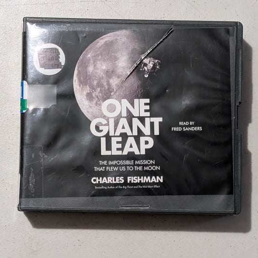 One Giant Leap: The Impossible Mission That Flew Us to the Moon by Charles Fishman (History, Science, Audiobook on CD, 2019, Former Library Book)