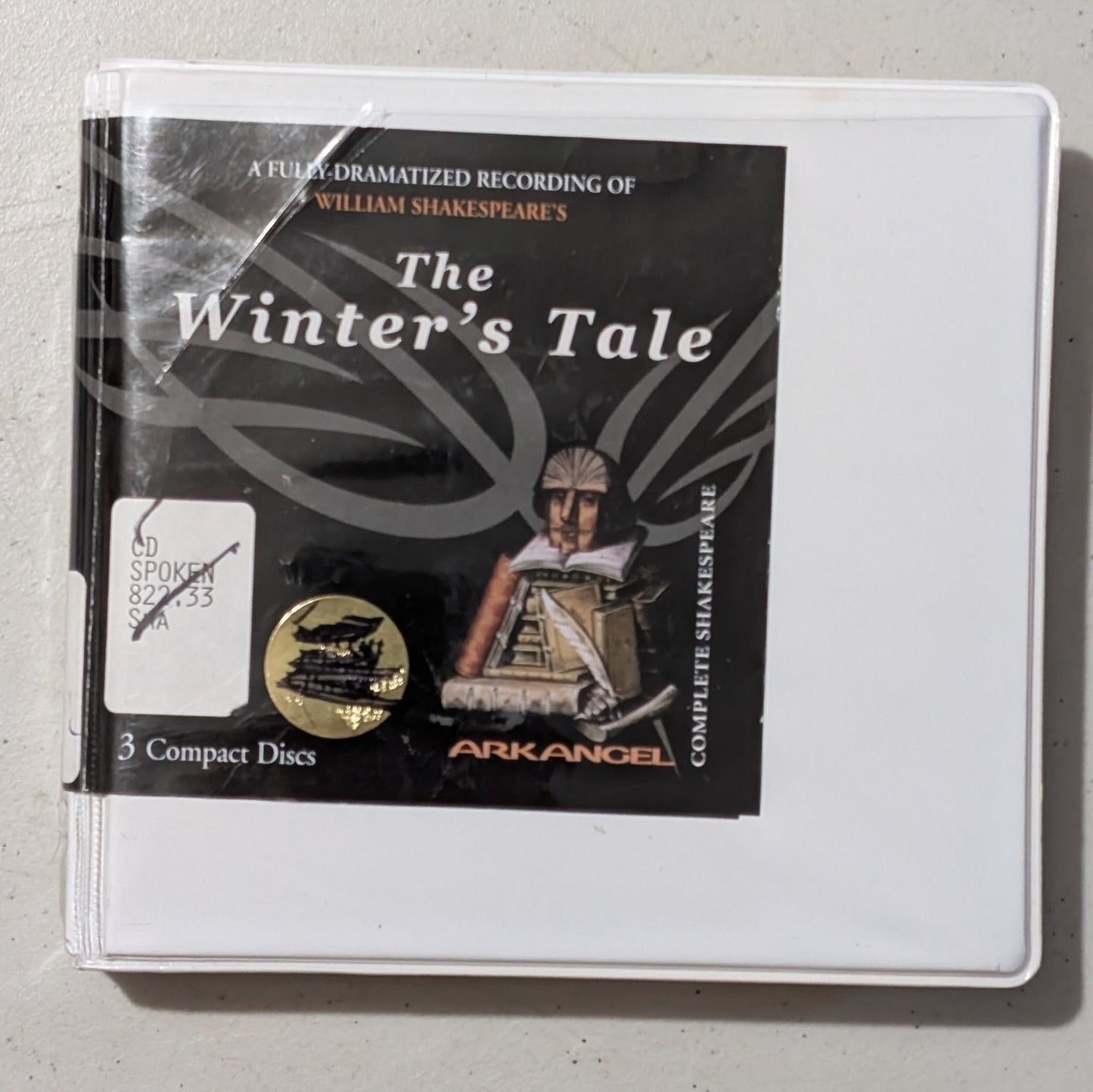 William Shakespeare's The Winter's Tale by William Shakespeare (Play, Tragicomedy, Audiobook on CD, c. 1611, Former Library Book)