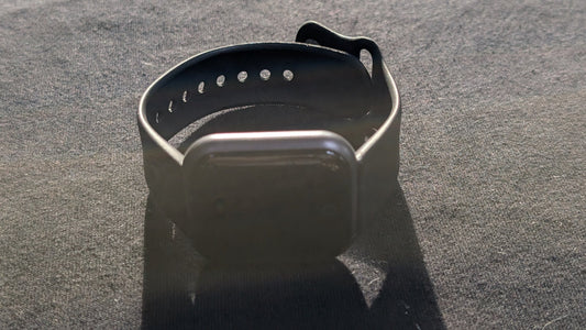 Black Square Smart Watch Fitness Tracker (Untested, For Parts, No Charger)