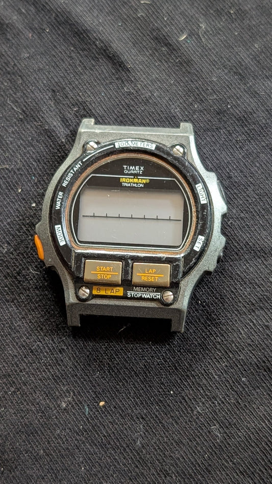 Vintage Timex Ironman Triathlon Watch Head 8-Lap 100M (For Parts/Repair)