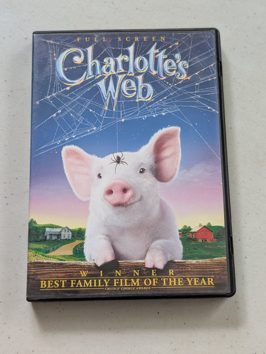 Charlotte's Web (DVD, 2006, G) Dakota Fanning, Julia Roberts (voice), Steve Buscemi (voice)