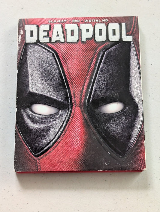 Deadpool (Blu-ray + DVD + Digital HD, 2016, R) Ryan Reynolds, Morena Baccarin, Ed Skrein