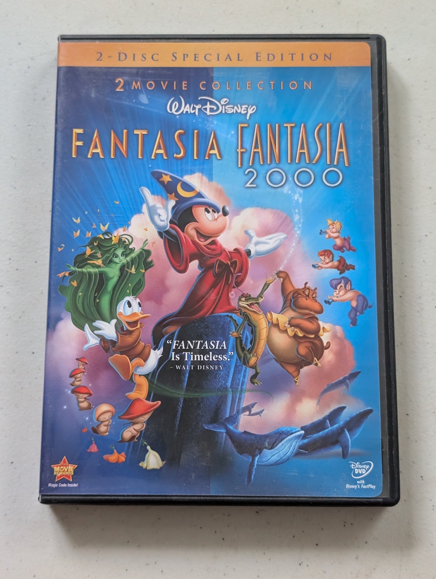 Fantasia & Fantasia 2000 2-Movie Collection (DVD, 1940/1999, G) N/A (animated)