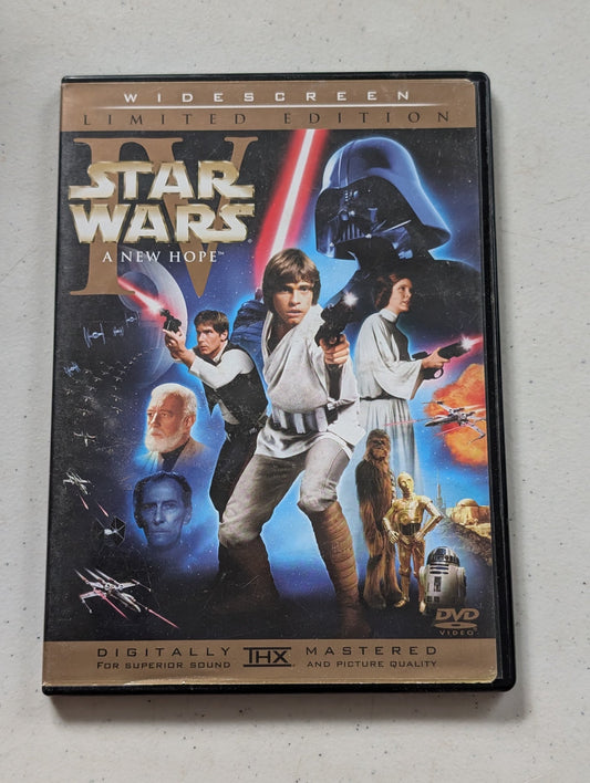 Star Wars: Episode IV – A New Hope (DVD, 1977, PG) Mark Hamill, Harrison Ford, Carrie Fisher