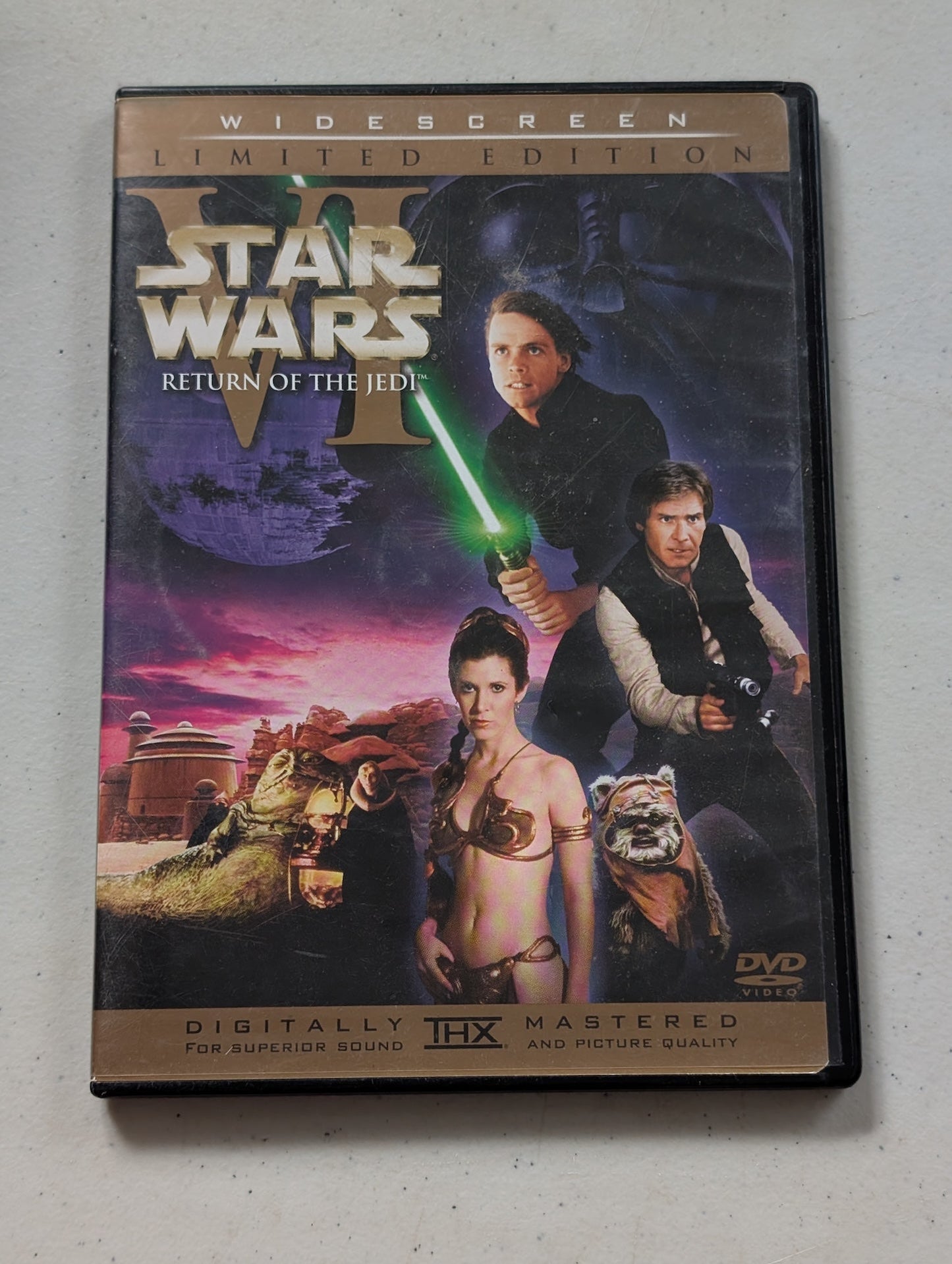 Star Wars: Episode VI – Return of the Jedi (DVD, 1983, PG) Mark Hamill, Harrison Ford, Carrie Fisher