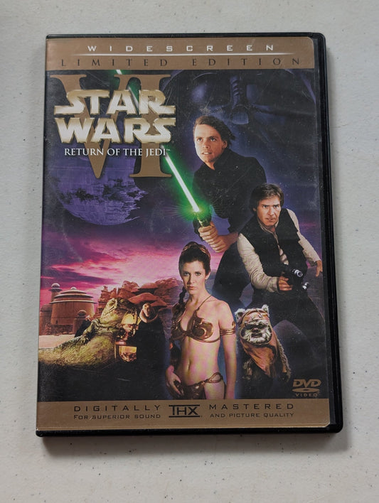 Star Wars: Episode VI – Return of the Jedi (DVD, 1983, PG) Mark Hamill, Harrison Ford, Carrie Fisher