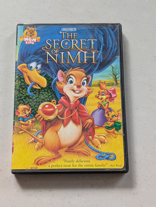 The Secret of NIMH (DVD, 1982, G) Elizabeth Hartman, Dom DeLuise, Derek Jacobi