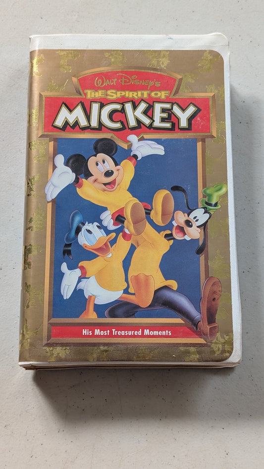 Walt Disney's The Spirit of Mickey (VHS, 1998, Not Rated) N/A (animated)